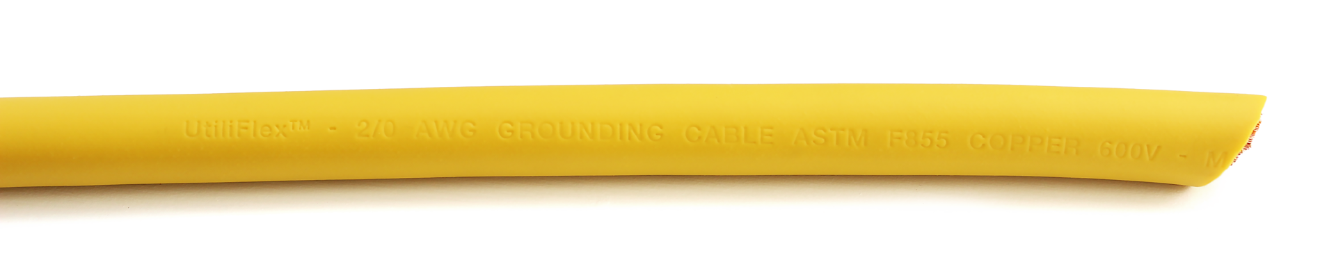 Kalas TPE GROUNDING CABLE with yellow jacket and indent print